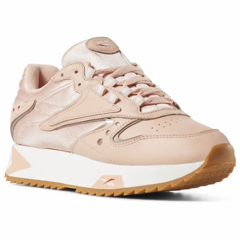 Tenisi Reebok Classic Leather Ati '90s Dama Roz/Albi Romania EI3696MQ